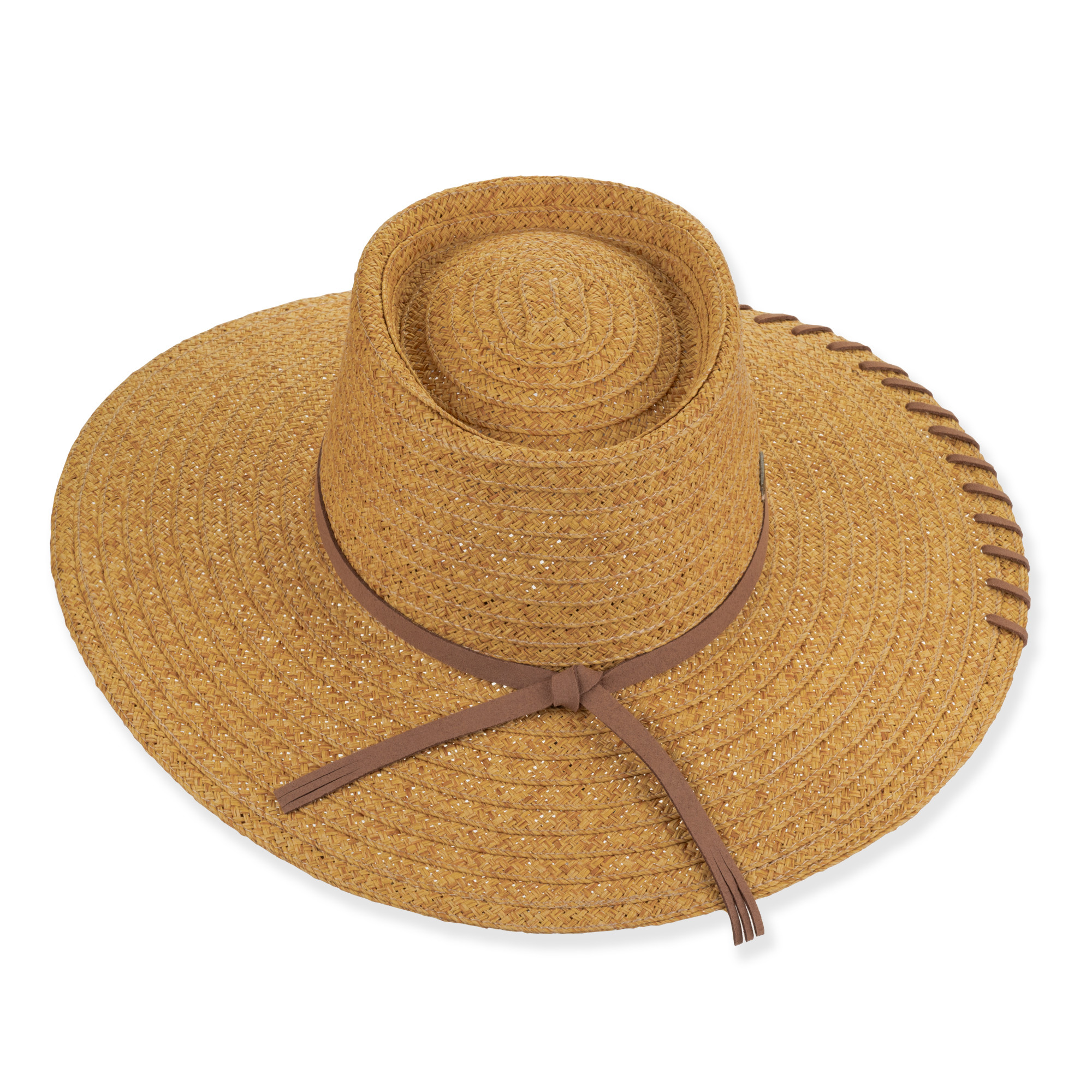 Womens Gambler Hat | Adjustable | UPF 50+ | Sun N Sand | HH3455 B | Back View