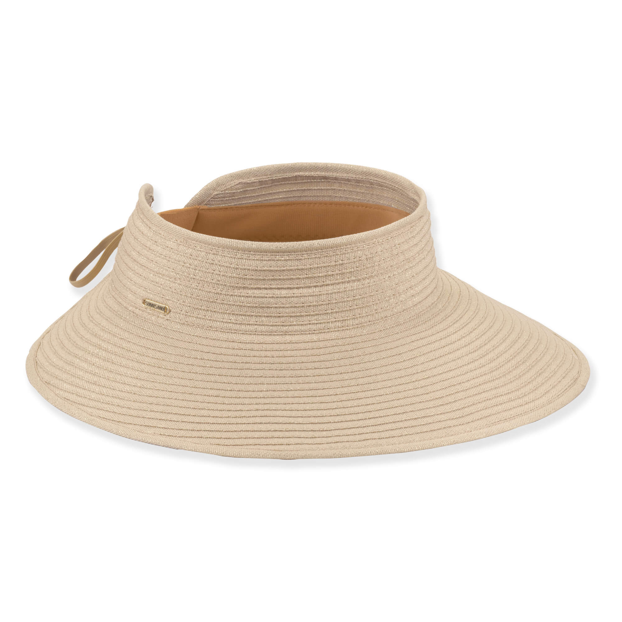 Womens Packable Rollup Visor | Adjustable Hook and Loop | UPF 50+ | Sun N Sand | HH3553 A