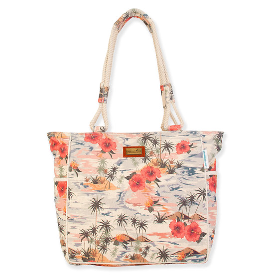 Front - Caribbean Joe Shoulder Tote