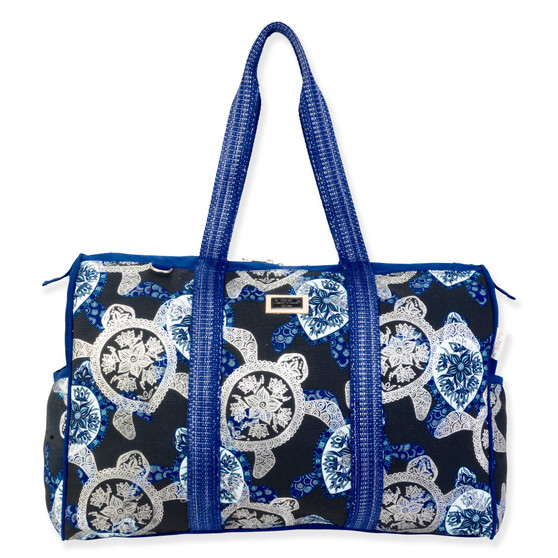 Blue, Travel Bag Layered Turtles | SNS6881 B