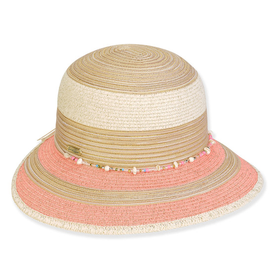Women's Coral, Paperbraid/Poly Braid Backless, Brim 3" | Sun N Sand | HH3240 A