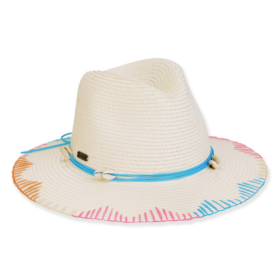 Women's Ivory, Paperbraid Safari, Brim 2.75" | Caribbean Joe | HCJ440