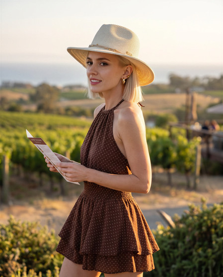 Ivory safari hat featuring Sparkly Metallic Lurex, Adjustable, UPF 50+.
