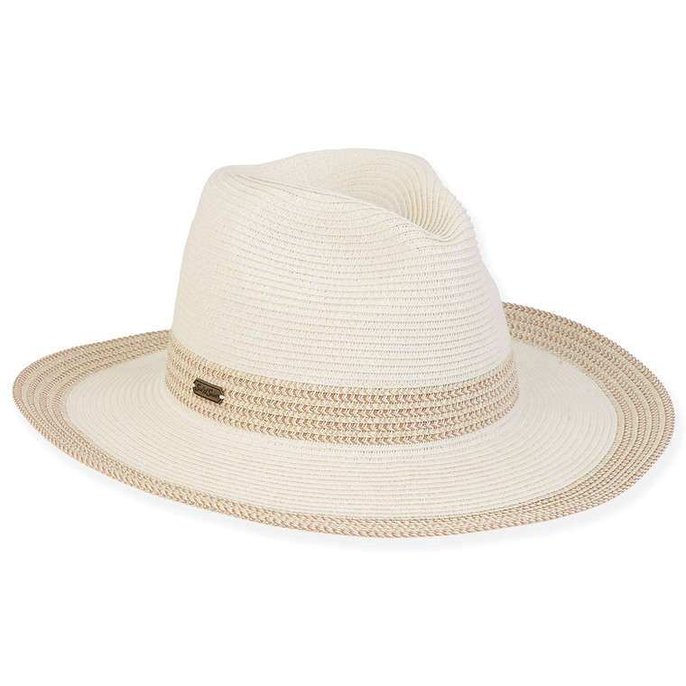 Ivory Paper Straw Safari Hat