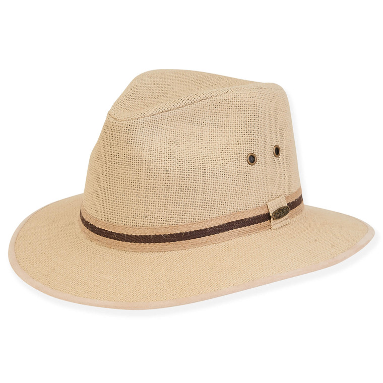 Natural Linen Safari Hat