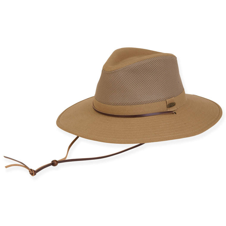 Tan Cotton Safari Hat