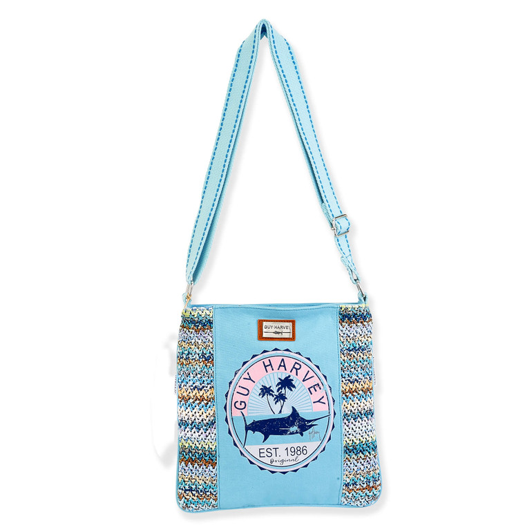 Blue Shores | Artistic Totes N/S Crossbody | Front View