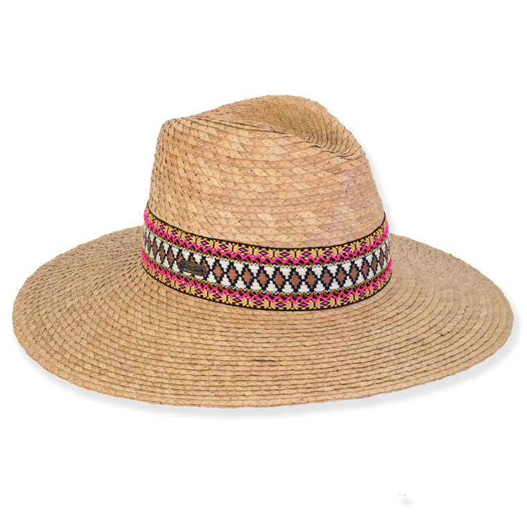 Natural Palm Straw Safari Hat