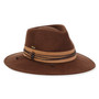 Brown Wool Felt Safari Hat