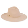 Beige Wool Felt Safari Hat