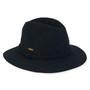 Black Wool Felt Safari Hat