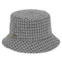Grey Fashion Fabrics Bucket Hat