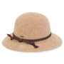 Beige Fashion Fabrics Bucket Hat