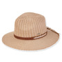 Black Poly Fabric Safari Hat