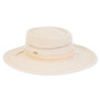 Beige Fashion Fabrics Gambler Hat