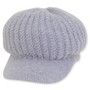 Grey Fashion Fabrics Newsboy Hat