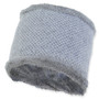 Grey Fashion Fabrics Neck Warmer