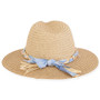 Caribbean Joe | Natural Paper Straw Safari Hat Back View