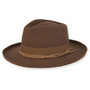 Brown Wool Felt Safari Hat