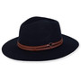 Black Wool Felt Safari Hat