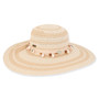 Ivory Paper Braid Hat