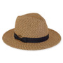 Black - Paper Braid Safari Hat