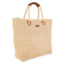 Natural - Natural Crochet Shoulder Tote 