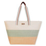 Green, Paper Straw Shoulder Tote | CE6666 B