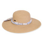 Women's Tan, Paperbraid Floppy, Brim 4" | Sun N Sand | HH3204 B