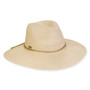 Women's Beige, Paperbraid Safari, Brim 3.75" | Sun N Sand | HH3254 B