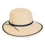 Women's Beige, Paperbraid Tapered, Brim 3.5"-2" | Sun N Sand | HH3233 B