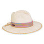 Women's Ivory, Ribbon (Polyester) Safari, Brim 3" | Sun N Sand | HH3396 A