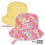 Kid's Hats | Young Girl | Hibiscus, Poly Cotton Bucket, Brim 2" | Sunny Dayz | HK528