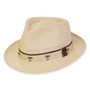 Men's Hats | Ivory, Polyester Fedora, Brim 2" | Tidal Tom | HTT1216 ML