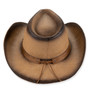 Mens Western Hat | One Size - 59cm - Elastic Inside Band | UPF 50+ | Tidal Tom | HTT1302 | Back View