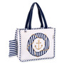Gold Anchor | Shoulder Tote | Sun N Sand | SNS6940 | Side View