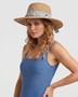 Tan gambler hat featuring Adjustable, UPF 50+.
