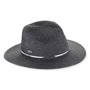 Black safari hat featuring Sparkly Metallic Lurex, Adjustable, UPF 50+.