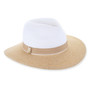 Natural safari hat featuring Sparkly Metallic Lurex, Adjustable, UPF 50+.
