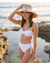 Natural safari hat featuring Adjustable, UPF 50+.