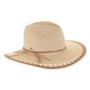 Natural safari hat featuring Adjustable, UPF 50+.