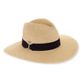 Natural safari hat featuring Adjustable, UPF 50+.