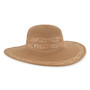 Tan floppy hat featuring Adjustable, UPF 50+.