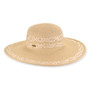 Natural floppy hat featuring Adjustable, UPF 50+.