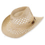 Natural western hat featuring Adjustable.