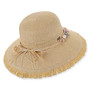 Natural bucket hat featuring Adjustable, UPF 50+.