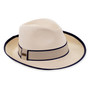 Natural fedora hat featuring Adjustable, UPF 50+.