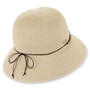 Natural bucket hat featuring Packable, Adjustable, UPF 50+.