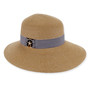 Tan tapered hat featuring Adjustable, UPF 50+.