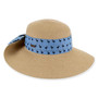 Natural upturn hat featuring Packable, Adjustable, UPF 50+.